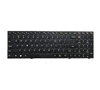 fqparts-cd Replacement Tastiera del Computer Portatile per for Lenovo Z50 Z50-70 Z50-75 Z50-80 Z51 Z51-70 Z51-80 Z70 Z70-80 Nero & con Cornice Nera Versione Americana con retroilluminazione