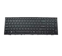 fqparts-cd Replacement Tastiera del Computer Portatile per for Sony VPCEH VPCEH11FX VPCEH12FX VPCEH13FD VPCEH13FX VPCEH14FM VPCEH15FD VPCEH15FX VPCEH16FX VPCEH17FD VPCEH17FX Nero Versione Americana
