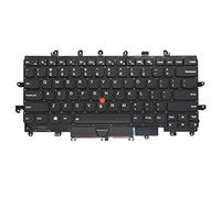 fqparts-cd Tastiera del Computer Portatile per for Lenovo ThinkPad X1 Carbon 4th Gen Color Nero Layout Inglese Americano Year 2016
