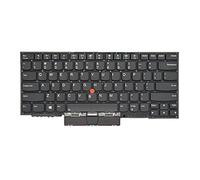 fqparts-cd Tastiera del Computer Portatile per for Lenovo ThinkPad X1 Carbon 7th Gen Color Nero Layout Inglese Americano Year 2019