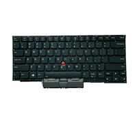 fqparts-cd Tastiera del Computer Portatile per for Lenovo ThinkPad X1 Yoga 5th Color Nero Layout Inglese Americano Year 2020