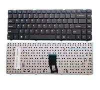 fqparts Generic Tastiera del computer portatile per for CLEVO N240JU N240LU Black US United States Edition