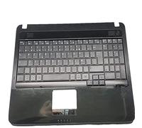 fqparts La Shell Attorno alla Tastiera C Conchiglia Shell & Tastiera for Samsung NP-R450 Nero BA75-02564B Layout Inglese Americano
