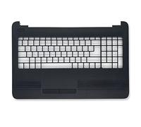 fqparts La Shell Attorno alla Tastiera C Conchiglia Shell & Touchpad for HP 256 G4 Nero Layout del Tasto Invio Grande