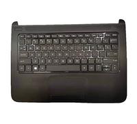 fqparts La Shell Attorno alla Tastiera C Conchiglia & Tastiera & Touchpad for HP x2 210 G1 Nero