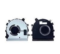 fqparts Laptop CPU Raffreddare Fan per dell Vostro 5391 Nero