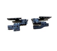 fqparts Replacement Computer Portatile Schermo a Cristalli liquidi Cerniere ASSE per for MSI for Summit E16 Flip Argento