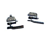 fqparts Replacement Computer Portatile Schermo a Cristalli liquidi Cerniere ASSE per for MSI GS70 2OD-011CN GS70 2QC-019 GS70 2QD-487CN GS72 6QD-041 GS72 6QE-209CN GS73 GS73VR 6RF-013CN Argento
