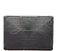 fqparts Replacement Guscio Inferiore per Laptop Cover D Shell per for ASUS for VivoBook 14 L410MA Nero