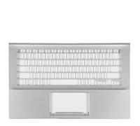 fqparts Replacement La Shell Attorno alla Tastiera C Conchiglia Shell per for ASUS for VivoBook S451LA S451LB S451LN Argento Layout del Tasto Invio Piccolo