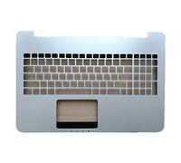 fqparts Replacement La Shell Attorno alla Tastiera C Conchiglia Shell per for ASUS N552 N552V N552VW N552VX Argento Layout del Tasto Invio Piccolo