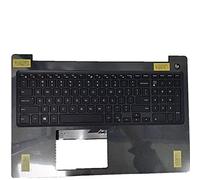 fqparts Replacement La Shell Attorno alla Tastiera C Conchiglia Shell & Tastiera per for dell for Vostro 3583 Nero Layout Inglese Americano