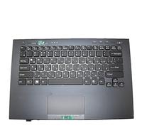 fqparts Replacement La Shell Attorno alla Tastiera C Conchiglia Shell & Touchpad & Tastiera per for Sony VPCSA VPCSA2S1C VPCSA2SGX VPCSA31FX VPCSA31GS VPCSA31GX VPCSA33GS Nero Inglese Americano