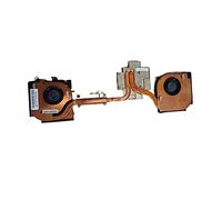 fqparts Replacement Laptop Raffreddare Fan & Radiatore per for Lenovo for ThinkPad P53 Nero 02DM016