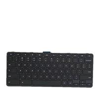 fqparts Replacement Tastiera del Computer Portatile per for Acer for Chromebook 314 C933 C933T Nero Layout Inglese Americano