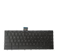 fqparts Replacement Tastiera del Computer Portatile per for Acer for Chromebook CB3-132 Nero Layout Inglese Americano