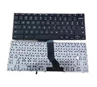 fqparts Replacement Tastiera del Computer Portatile per for Acer for Chromebook Spin 511 R752T R752TN Nero Layout Inglese Americano