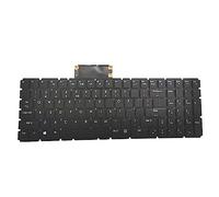 fqparts Replacement Tastiera del Computer Portatile per for Acer for Predator PT515-51 Nero Layout Inglese Americano