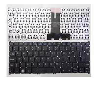 fqparts Replacement Tastiera del Computer Portatile per for Acer for TravelMate B118-M Nero Layout Inglese Americano