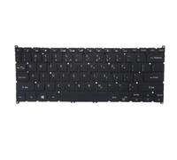 fqparts Replacement Tastiera del Computer Portatile per for Acer for TravelMate TMP614-51G-G2 TMP614-51T-G2 TMP614-51TG-G2 Nero Layout Inglese Americano