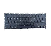 fqparts Replacement Tastiera del Computer Portatile per for Acer for TravelMate X514-51 X514-51T Nero Layout Inglese Americano