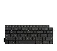 fqparts Replacement Tastiera del Computer Portatile per for dell for Latitude 3410 Versione Americana Nero