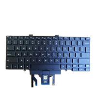 fqparts Replacement Tastiera del Computer Portatile per for dell for Latitude 5410 Versione Americana Nero