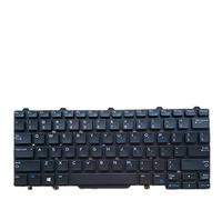 fqparts Replacement Tastiera del Computer Portatile per for dell for Latitude 7350 Versione Americana Nero PXWGK