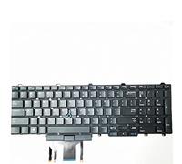fqparts Replacement Tastiera del Computer Portatile per for dell for Precision 15 3520 Versione Americana Nero