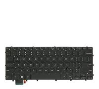 fqparts Replacement Tastiera del Computer Portatile per for dell for Precision 5530 Versione Americana Nero