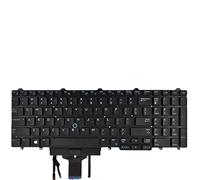 fqparts Replacement Tastiera del Computer Portatile per for dell for Precision M3510 Versione Americana Nero