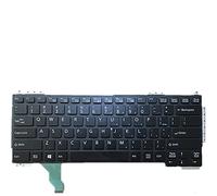 fqparts Replacement Tastiera del Computer Portatile per for Fujitsu Lifebook U904 Versione Americana Nero