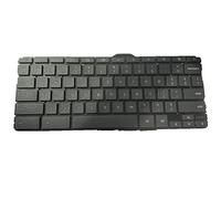 fqparts Replacement Tastiera del Computer Portatile per for HP Chromebook 14A G5 Nero Layout Inglese Americano