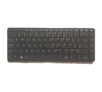 fqparts Replacement Tastiera del Computer Portatile per for HP EliteBook 745 G2 Nero Layout Inglese Americano