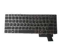 fqparts Replacement Tastiera del Computer Portatile per for HP EliteBook Folio 9470m Nero Layout Inglese Americano