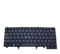 fqparts Tastiera del Computer Portatile per dell Latitude E6440 Versione Americana Colore Nero