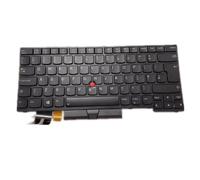 fqparts Tastiera del Computer Portatile per for Lenovo for Thinkpad E480 Nero UK Edition