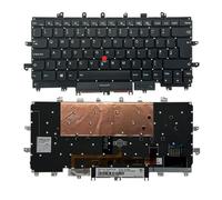 fqparts Tastiera del Computer Portatile per for Lenovo for ThinkPad X1 Carbon 4th Gen Nero UK Edition Year 2016