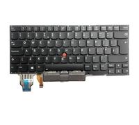 fqparts Tastiera del Computer Portatile per for Lenovo for ThinkPad X1 Carbon 8th Gen Nero UK Edition Year 2020