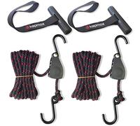 FQQF Kayak Tie Down Straps Bow And Stern Tie Downs Loops Strap Ratchet Rope Canoe Pulley Hanger Anchor Point Tying Kits