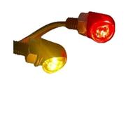 FQQKMA indicatore Indicatori Di Direzione A LED Per Moto | Indicatori Di Direzione A LED Per Moto Indicatore Luce Stop Posteriore Lampada Posizione Laterale Ambra Luci Guida Lampade