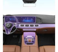 FQQPMS Pellicola protettiva per schermo GPS per navigazione auto, pellicola trasparente invisibile, pellicola interna in TPU, per Mercedes Benz GLE 350 450 2024-2025