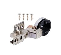 FQRDKT Cerniera per Ante in Vetro, Foro Da 35 Mm, Design, Grande curva