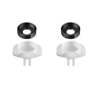 FQRDKT Guarnizione a Tazza E Deviatore per Soffione Doccia, Set Da 4/2 Pezzi, Valvola Deviatrice di Ricambio per Cucina, WC E Doccia, 2 Pz