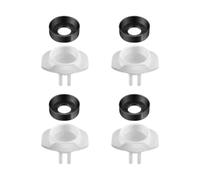 FQRDKT Guarnizione a Tazza E Deviatore per Soffione Doccia, Set Da 4/2 Pezzi, Valvola Deviatrice di Ricambio per Cucina, WC E Doccia, 4 Pezzi