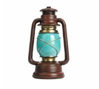 FQRDKT Lampada Decorativa Vintage Soprammobile Resina Stile Retrò Modello Intagliato Base Pesata Sofisticato Elemento Classico Adatta per Salotto Scrivania Libreria, Cannone Sho-15