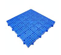 FQRDKT Pannello Ventilato per Pavimento Esterno Polietilene HDPE Design con Fori Superficie Resistente di Incastro Protezione Adatto a Magazzini Laboratori Gestione Attrezzature, 600-600-50mm
