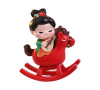 FQRDKT Statuetta cinese Tang Girl in resina, raffigurante una signora della corte cinese, decorativa per auto, mensola o tavolo, A