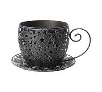 FQRDKT Vaso da Fiori a Forma di Tazza da caffè, Un Grazioso Vaso Ideale Come Centrotavola per L'Ufficio O Il Giardino.
