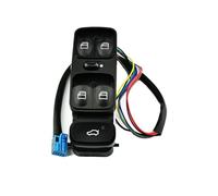 FQUIPCLU Interruttore Finestre Elettriche per Mercedes-Benz Classe C W203 C180 C200 C220 2038210679 A2098203410 Pulsante Interruttore alzacristallo Principale